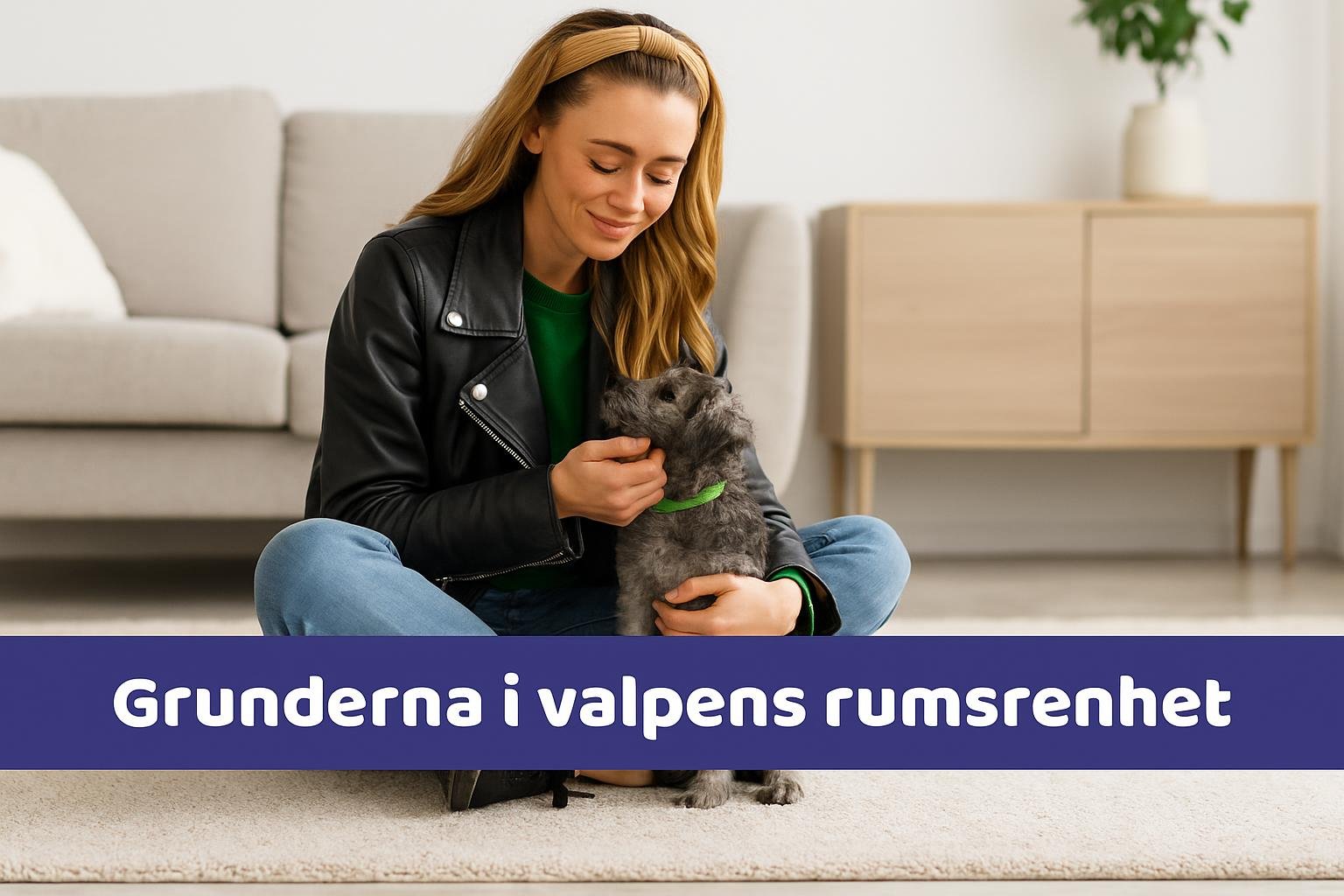 Grunderna i valpens rumsrenhet